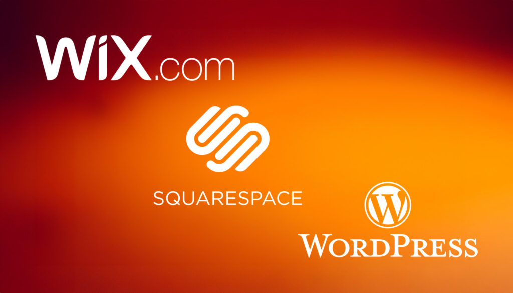 Porównanie wix, squarespace i wordpress