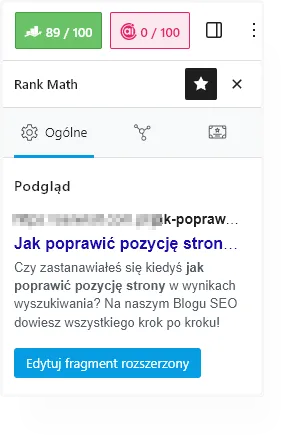 rank math optymalizacja seo wordpress wtyczki